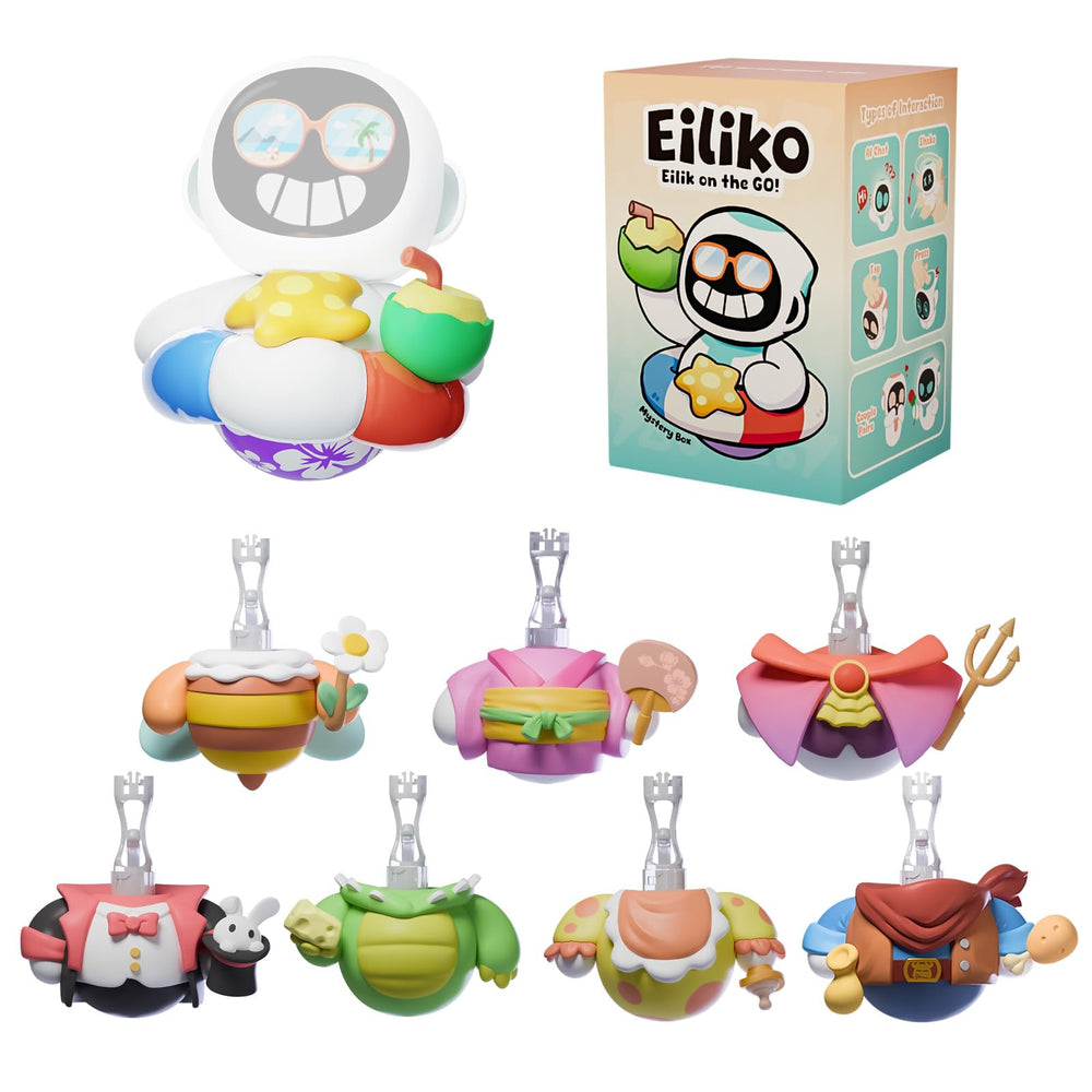 ENERGIZE LAB Eiliko mystery box featuring a themed body for instant style swap and new animations.