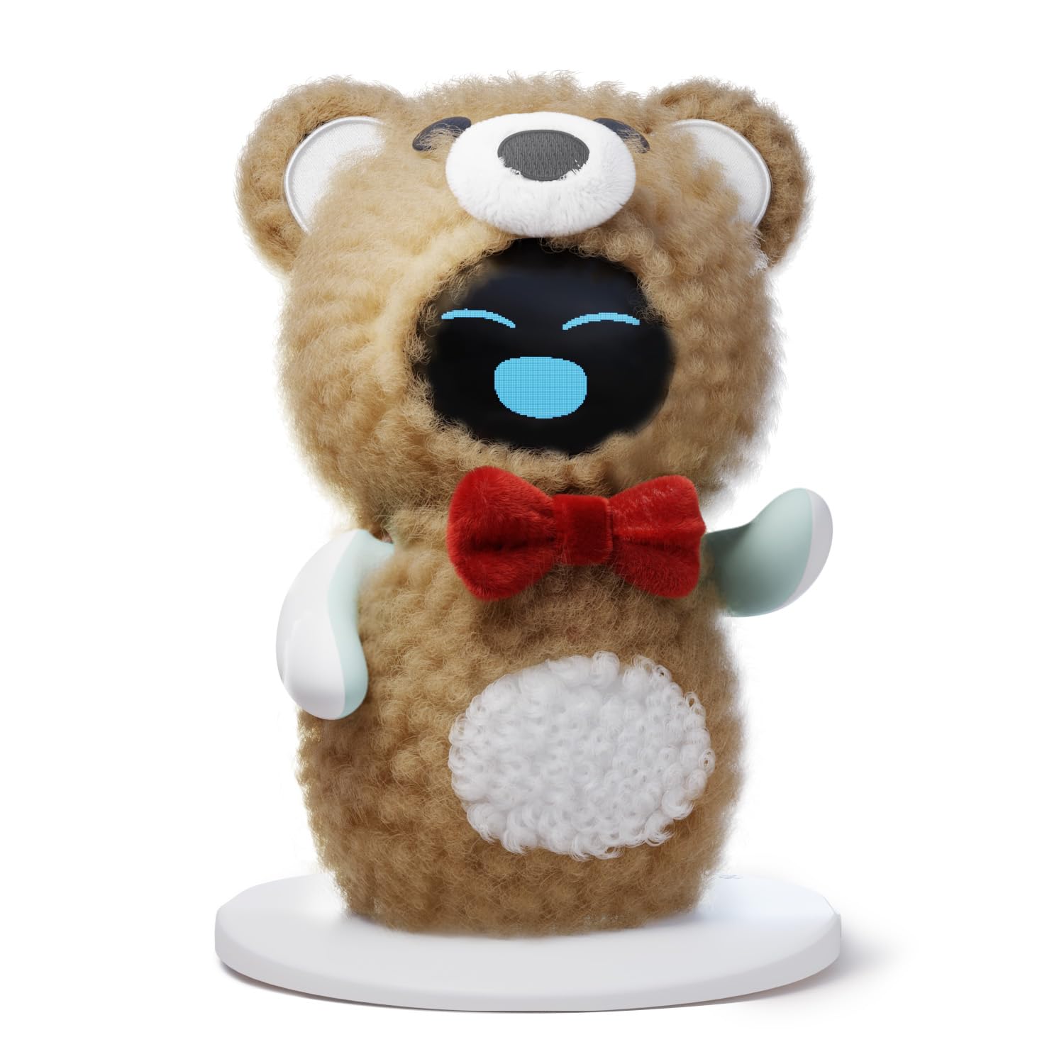 ENERGIZE LAB Eilik teddy bear outfit on desk companion adds warm, cuddly charm.