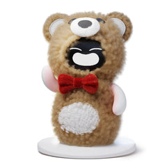 Plush desktop costume for Eilik creates a cozy, comforting desk moment.