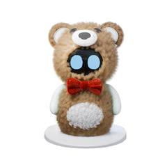 Teddy outfit on Eilik enhances desk ambience and heartwarming interactions.