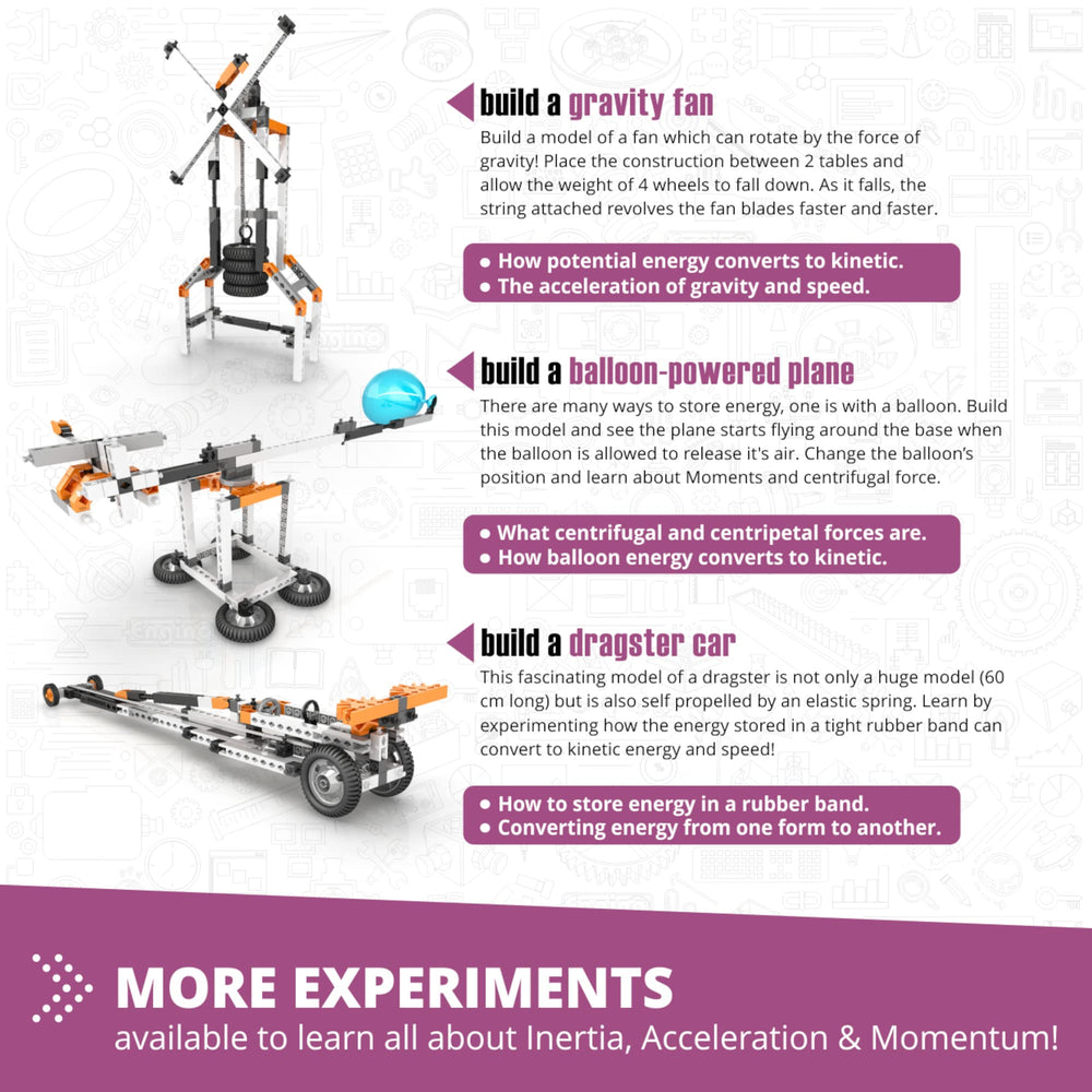 Engino STEM building kit with hands-on engineering projects for curious kids