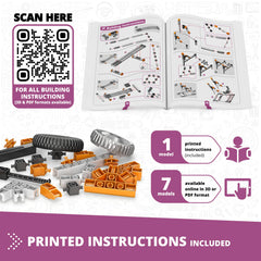 Engino step-by-step instructions page offering accessible STEM guidance