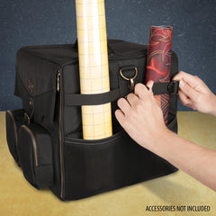 ENHANCE Board Game Shoulder Bag accessory pockets keep dice, cards, and tokens neatly.
