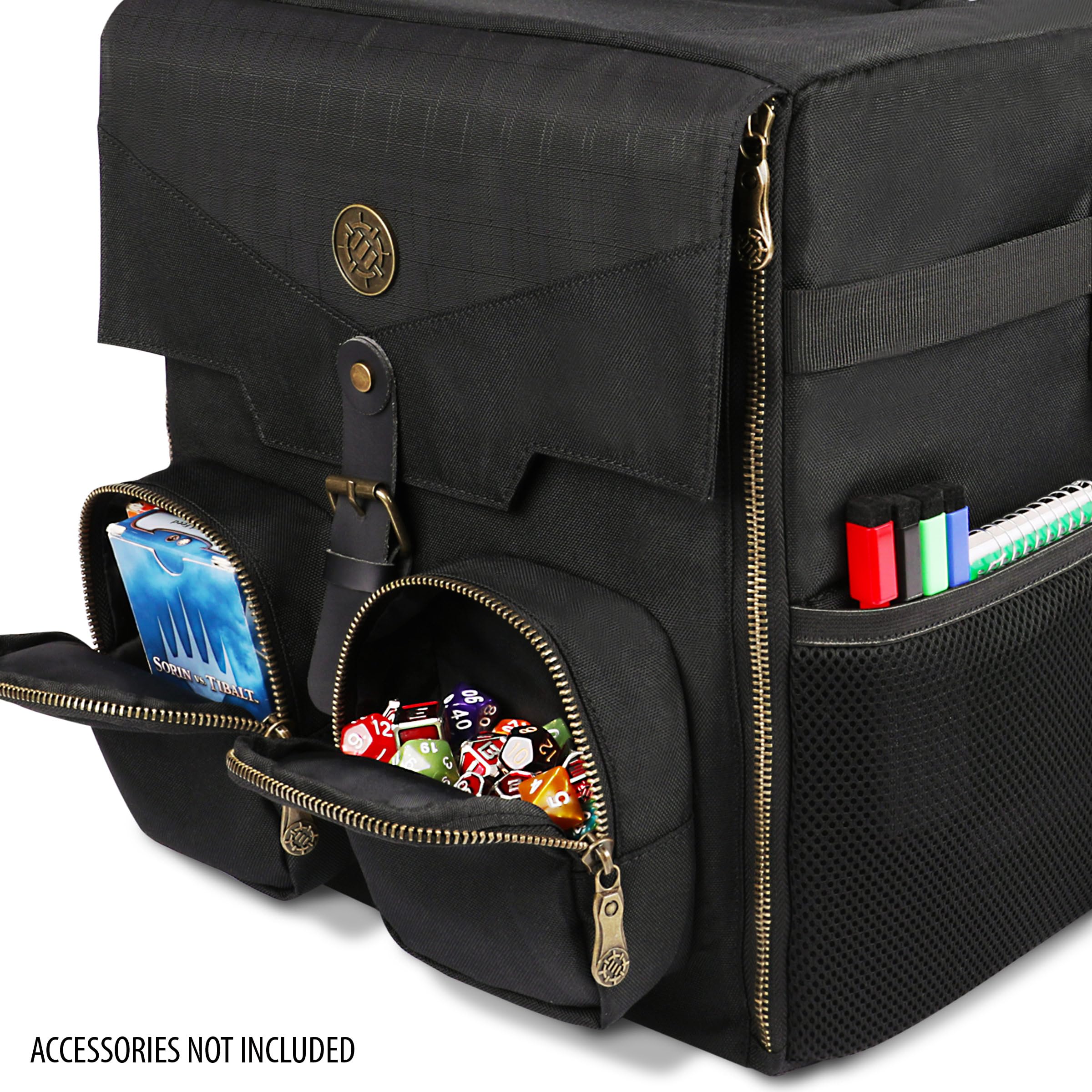 ENHANCE Board Game Shoulder Bag collapsible design for compact storage when not used.