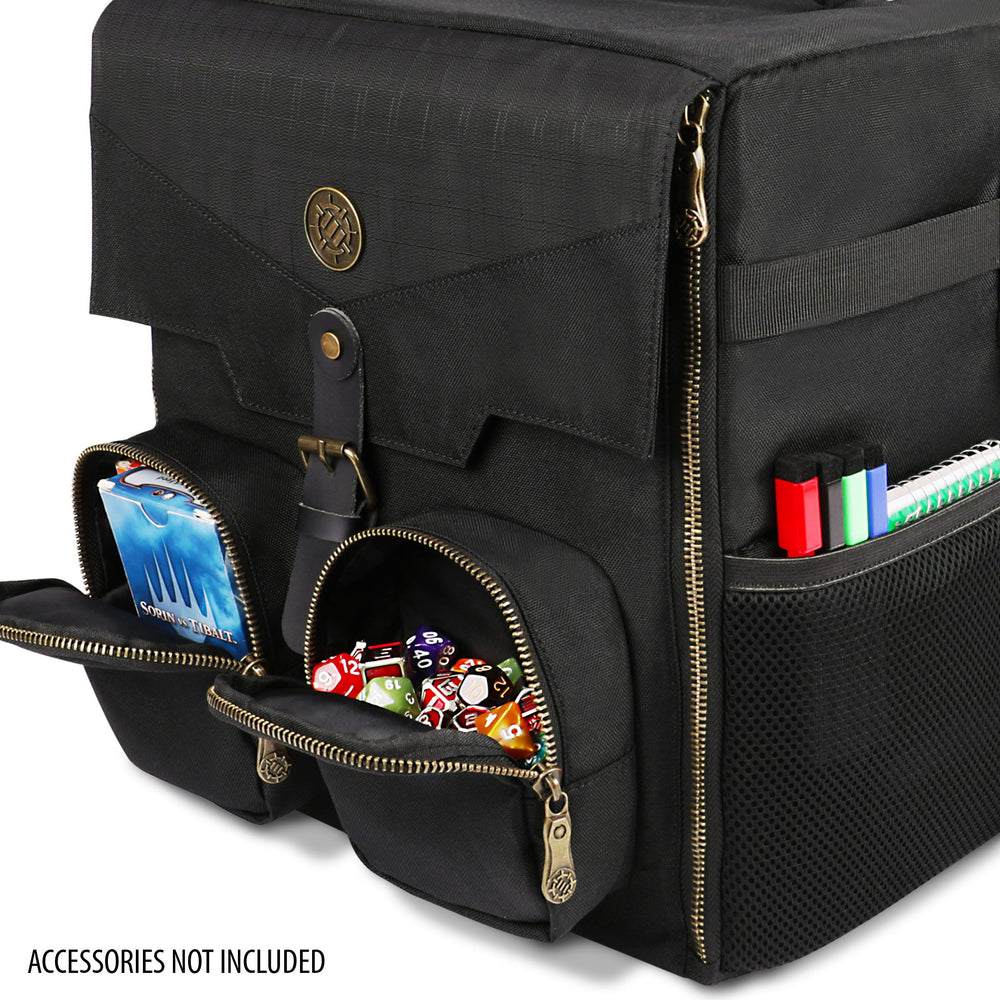ENHANCE Board Game Shoulder Bag collapsible design for compact storage when not used.