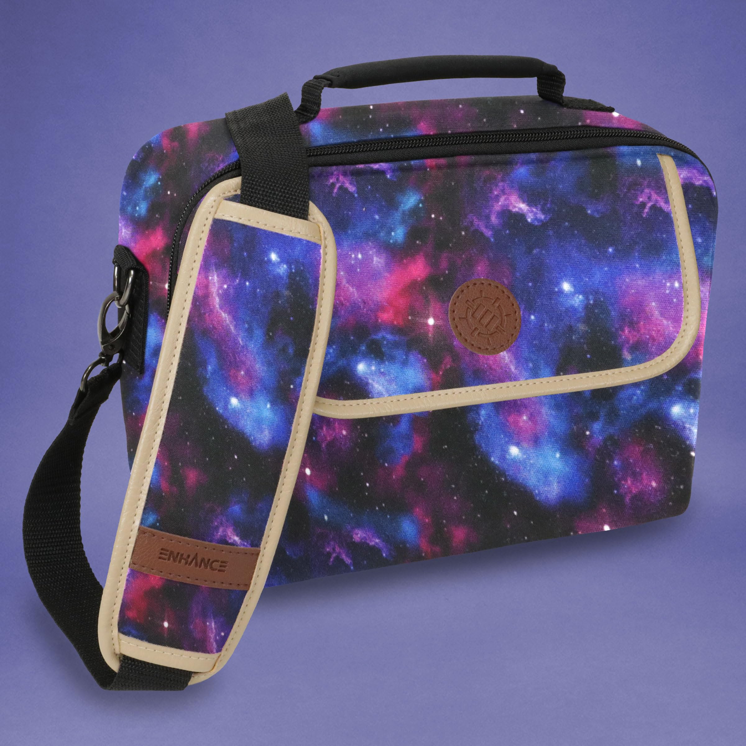 ENHANCE Designer Edition Compact MTG Bag Galaxy dice storage ready for games