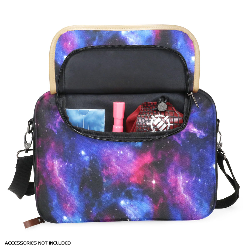 ENHANCE Designer Edition Compact MTG Bag Galaxy interior dividers keep sleeves organized