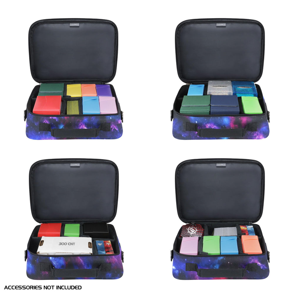 ENHANCE Designer Edition Compact MTG Bag Galaxy shoulder strap for comfortable carrying