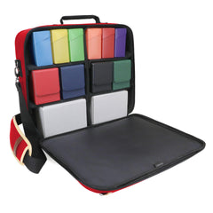 ENHANCE Designer Edition TCG Bag with front pocket for dice and sleeves