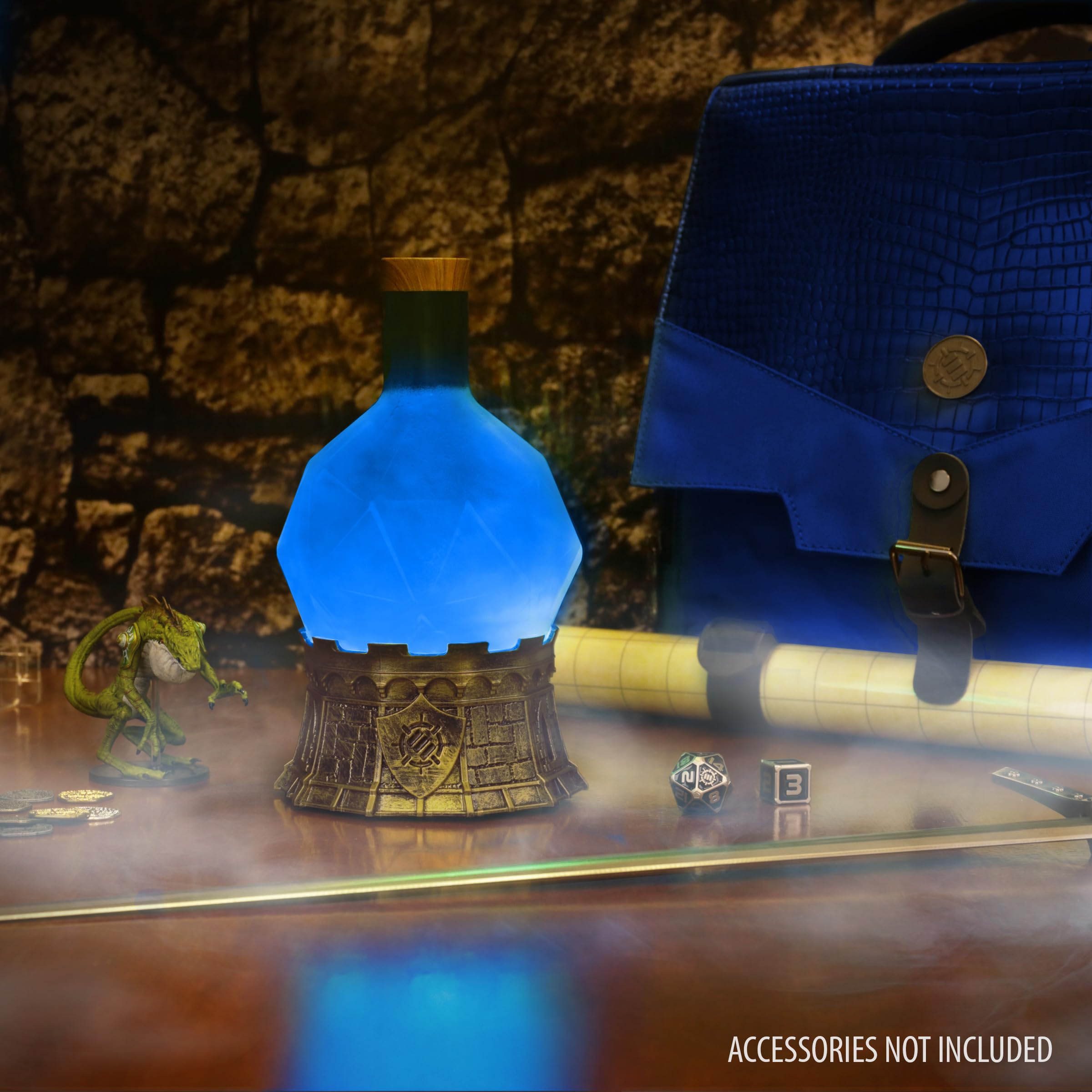 ENHANCE Sorcerer's Mana Potion Light tabletop setup boosts game night atmosphere.