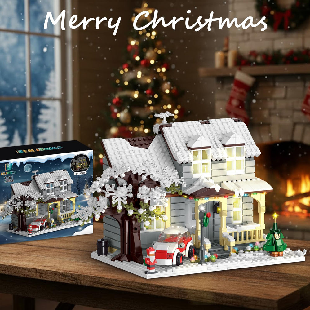 ENJBRICK built-in lights create warm Christmas ambiance