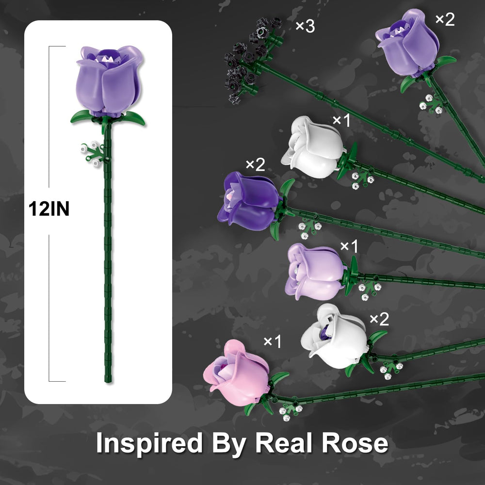 ENJBRICK valentines gift idea featuring pink roses and baby-breath for heartfelt moments.