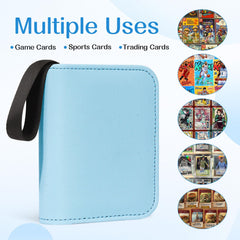 ENJOHN heavy-duty zipper closure keeps cards secure during travel.