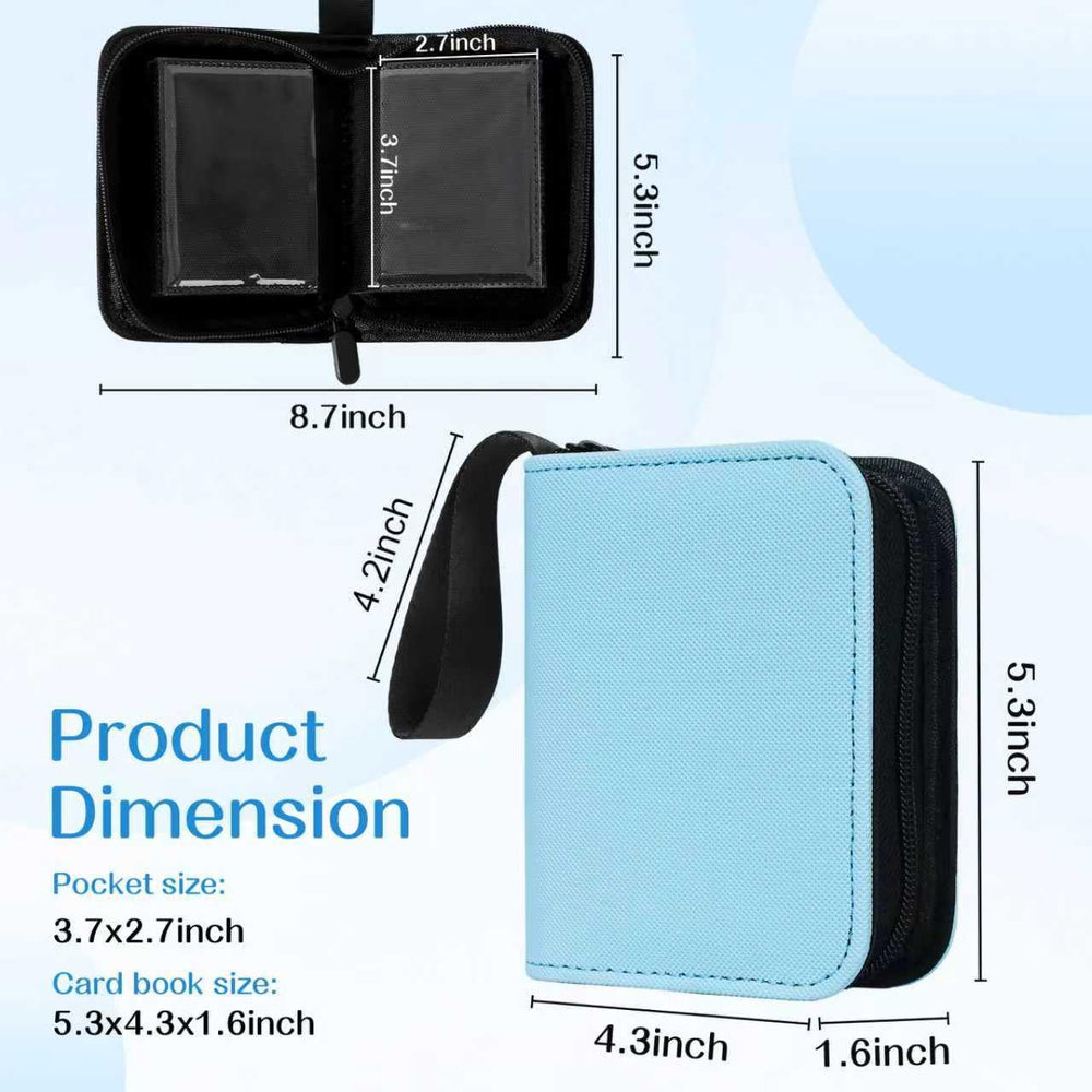 ENJOHN side-loading pockets with clear visibility of cards.