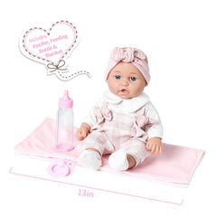 Enjoyin gift box presentation of the doll set for easy gifting.