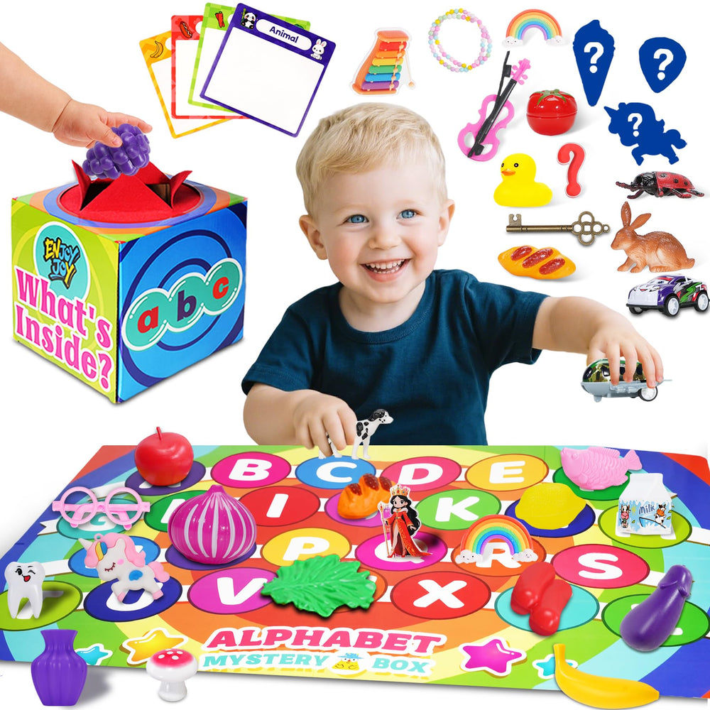 Enjoyjoy dual-sided letter mats for interactive letter recognition and word-building