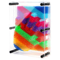 ENJSD 3D Pin Art Toy wall impression captures profiles for imaginative play