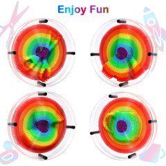 ENJSD child playing pin art encourages creativity and fine-motor exploration.