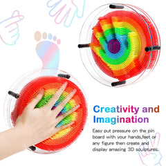 ENJSD colorful pin dots close-up highlights color recognition during play.