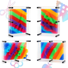 ENJSD Upgraded pin art toy offers vibrant colors for color recognition