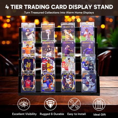 Enklogic display holding PSA/BGS graded cards without overlap