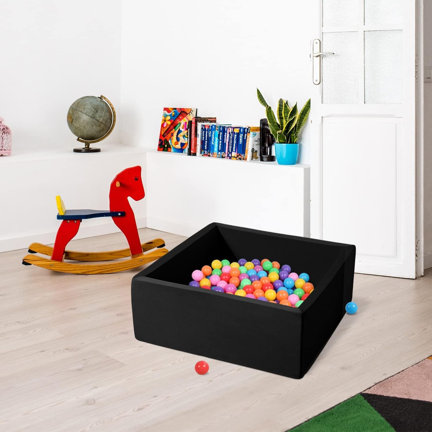 ENMOGO ball pit set ideal for living room play and photos.
