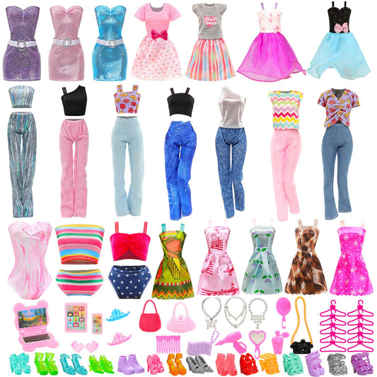 ENOCHT 11.5-inch doll tops and pants outfits for mix-and-match styling