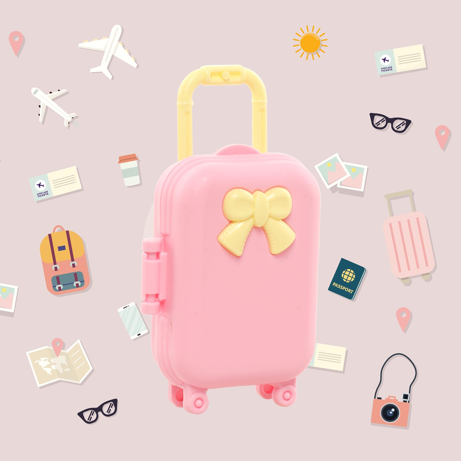 ENOCHT doll glasses complete outfits for bright travel adventures