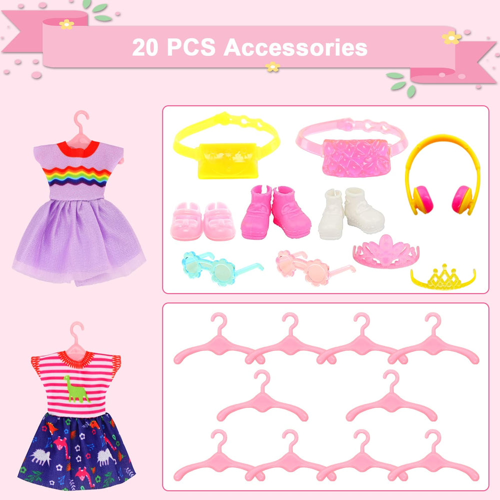 ENOCHT doll shoes pair completes outfits for stylish play