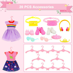 ENOCHT doll shoes pair completes outfits for stylish play