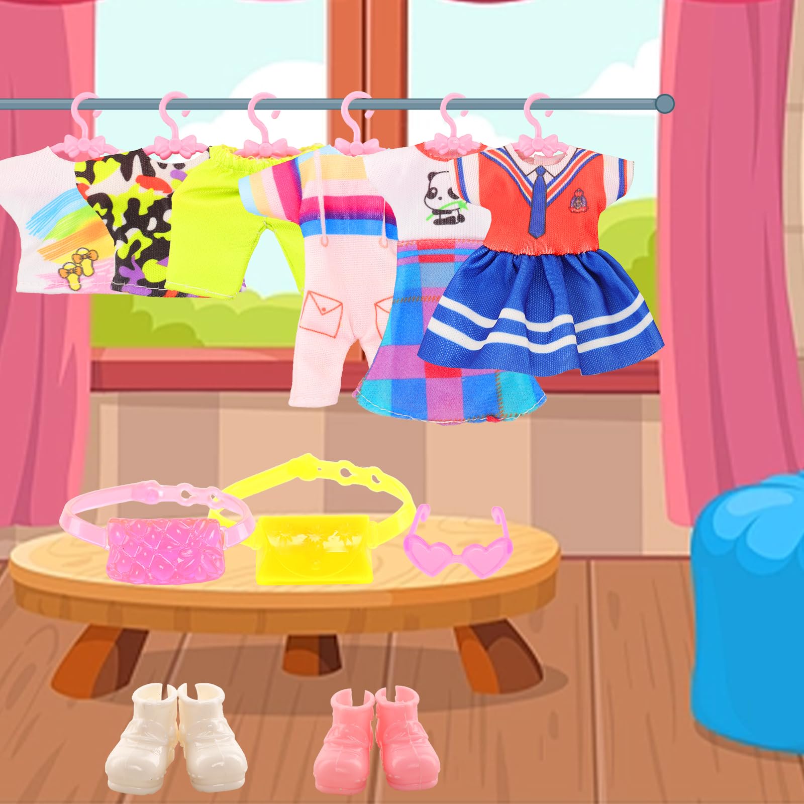 ENOCHT outfits hangers keep clothes organized and ready
