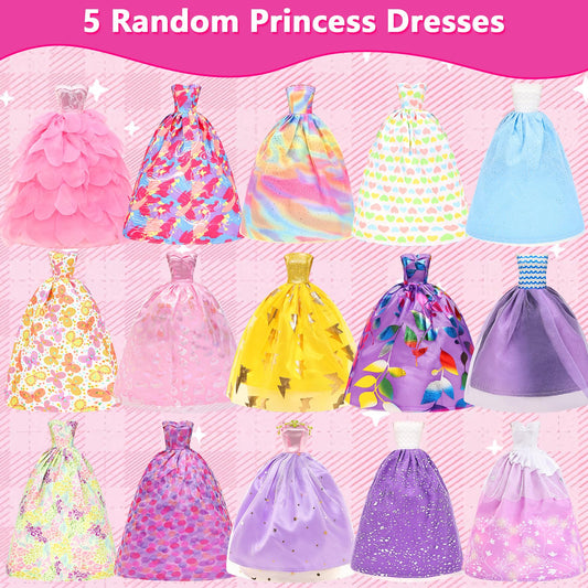 ENOCHT wedding gown dresses set for pretend celebrations and storytelling play.