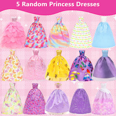 ENOCHT wedding gown dresses set for pretend celebrations and storytelling play.