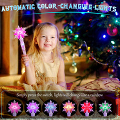EnrichFun snowflake wand handle grip ensures comfortable play for small hands.