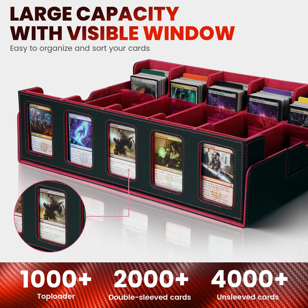 Enrichovo premium PU leather card organizer with magnetic closure and protection.
