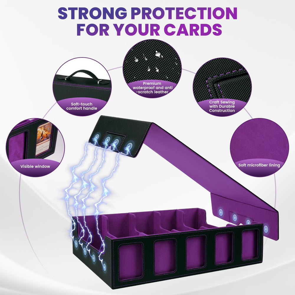 Enrichovo PU leather exterior offers durable protection with elegant stitching.