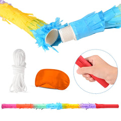 EnriQ pinata stick package with two sticks and blindfold.