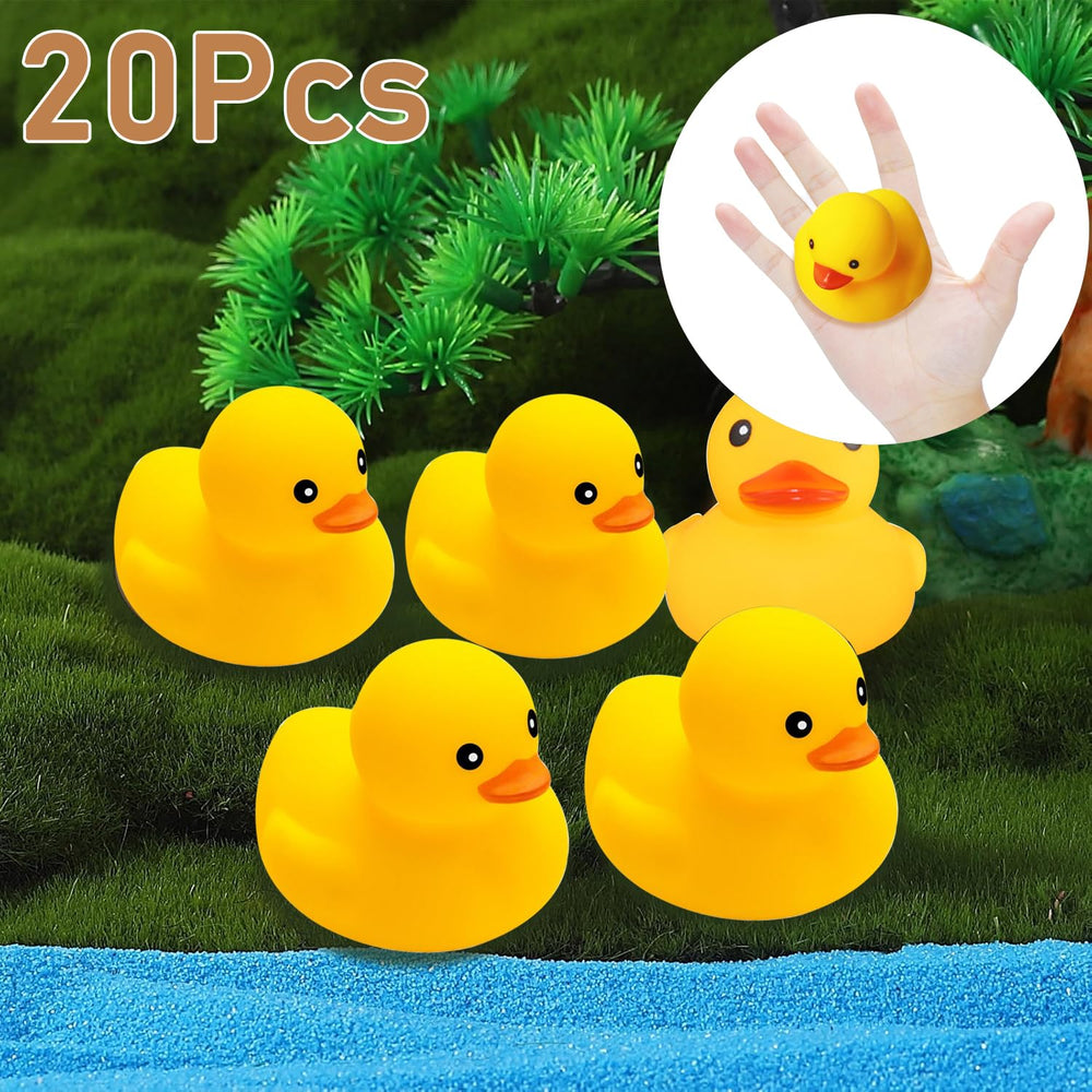 Ensbelei bath ducks squeaky action, squeezable sounds for kids.