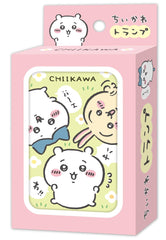 Back design of Enskyawa Chiikawa playing cards highlighting collectible charm
