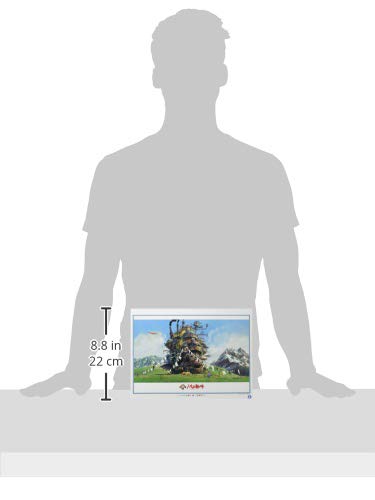 Ensky Howl's Moving Castle puzzle finished display, ideal for showcasing licensed art