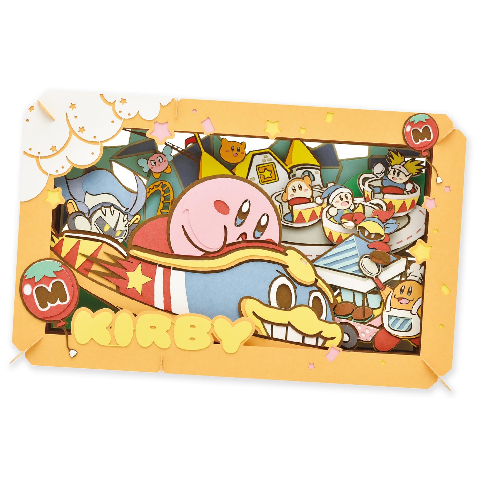 Ensky Kirby PuPuPu Park front view paper theater for display