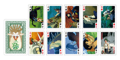 ensky Princess Mononoke Playing Cards back design highlights forest imagery for collectors.