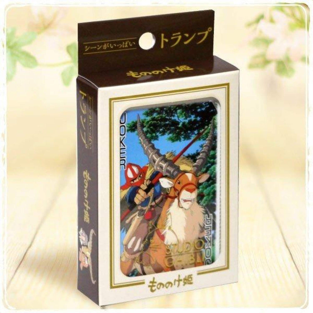 ensky Princess Mononoke Playing Cards scene portraits capture iconic moments for fans.