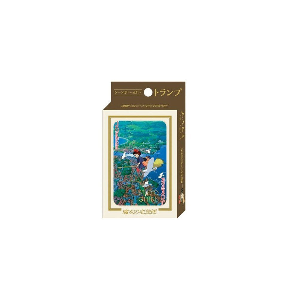 Ensky Studio Ghibli playing cards—Kiki's Delivery Service scene 01, ideal for collectors and fans.