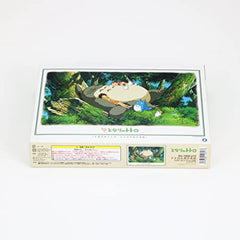 Ensky Totoro puzzle box display, ready to frame after completion at 20 by 30 inches.