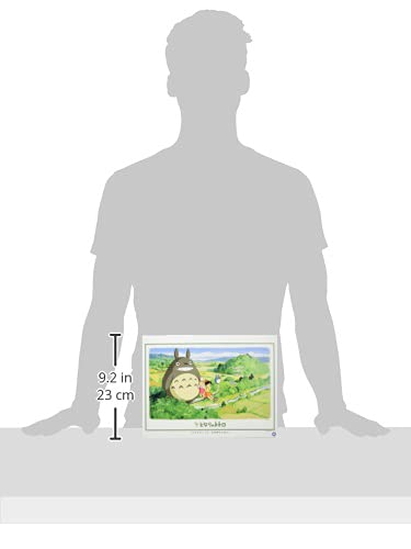 Ensky Totoro puzzle assembled scene promotes calm, family-friendly recreation.