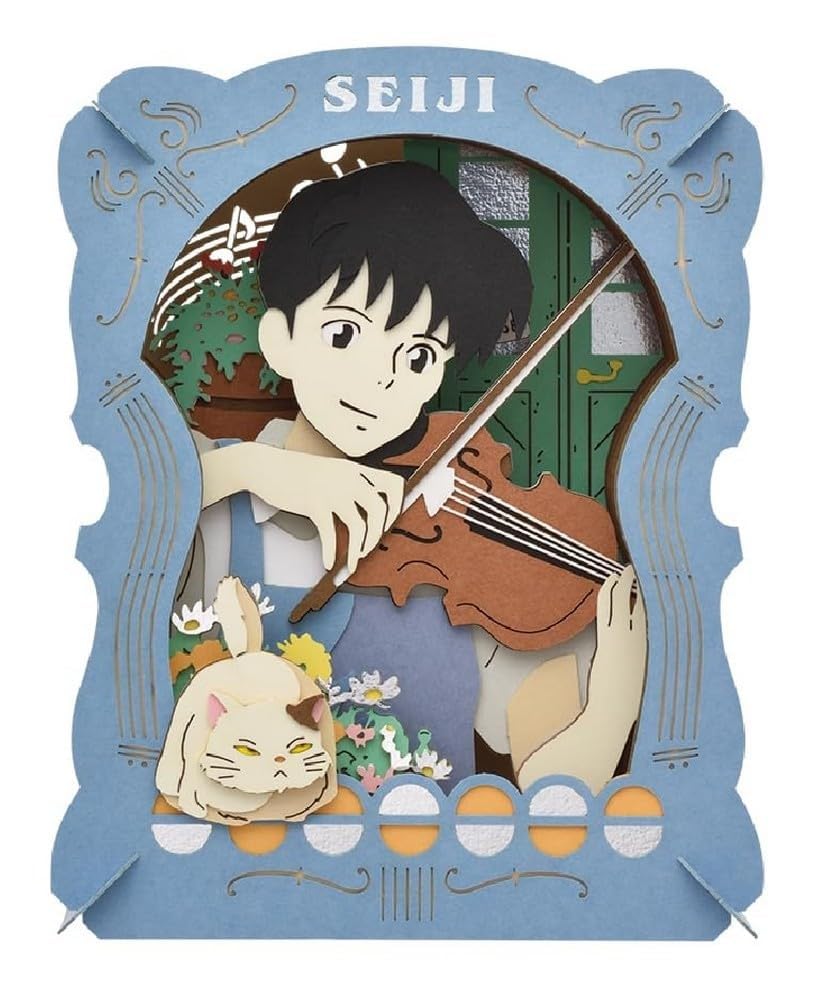 Ensky Seiji Amasawa paper theater kit front view, ideal desk display for fans