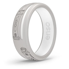 Enso Rings Star Wars dualtone lightsaber ring with Ahsoka Tano for daily comfort.