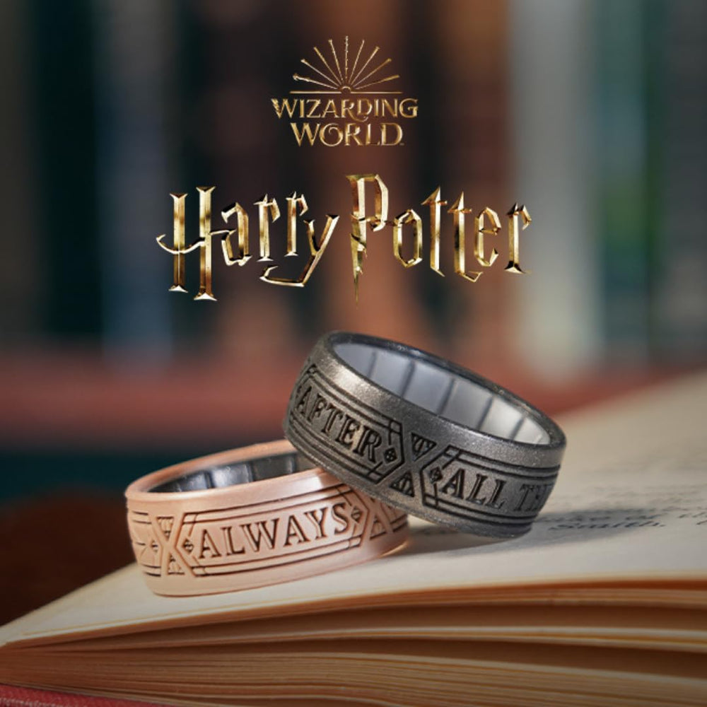Enso Rings Wizarding World comfort-fit silicone ring for active lifestyle.