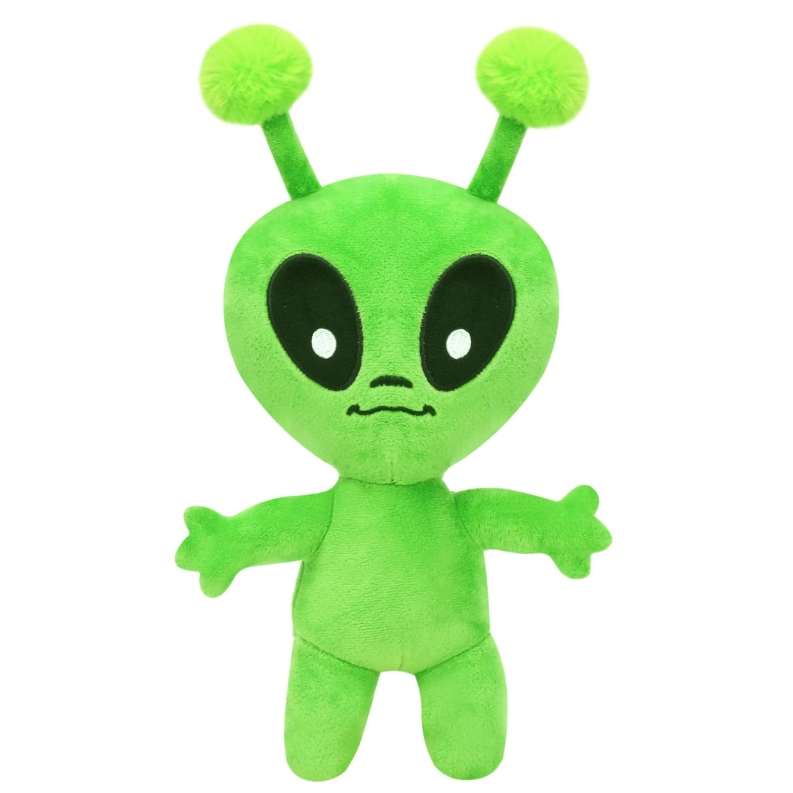 Entallor 12-inch green alien plush for cozy play and display